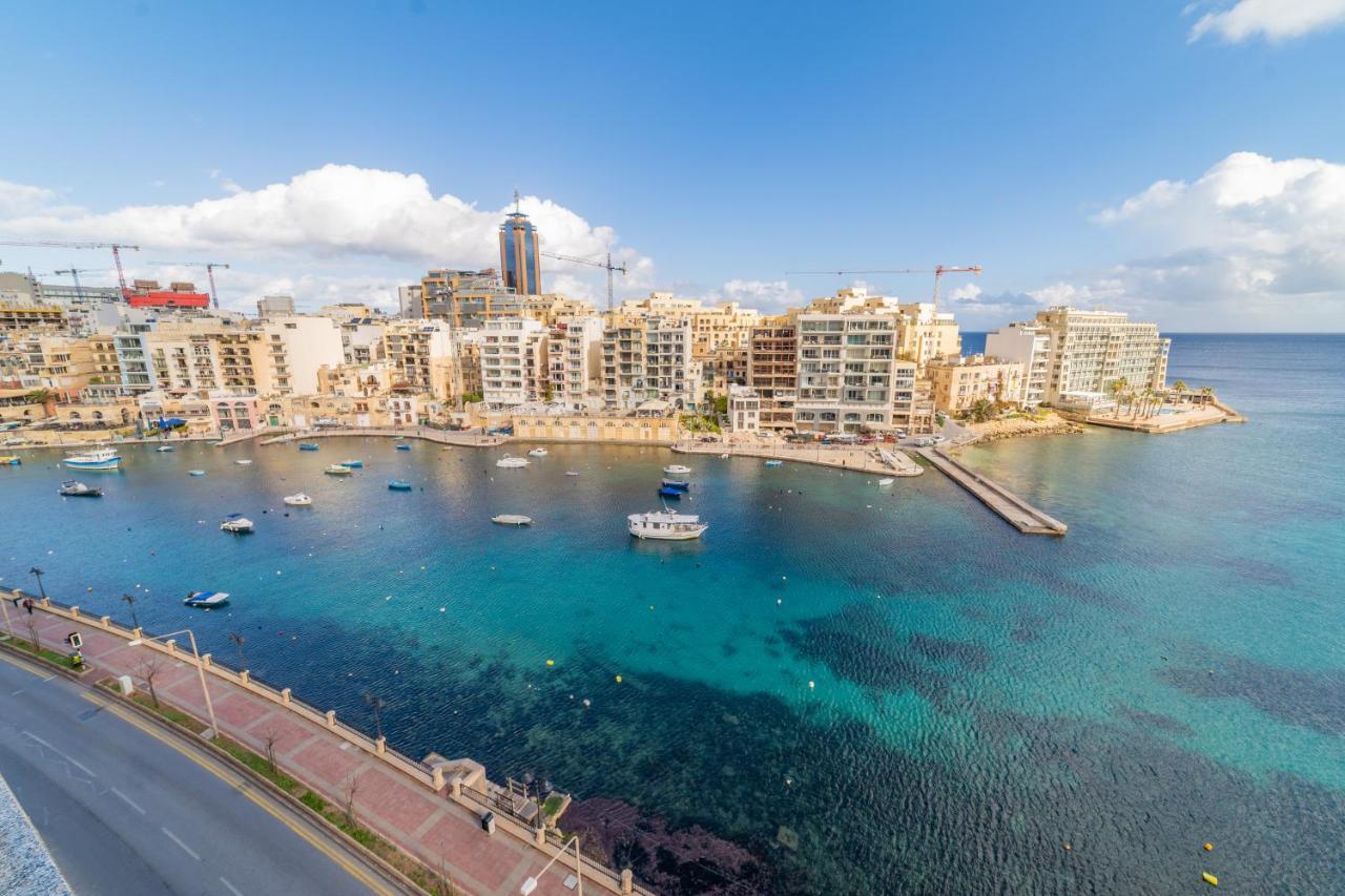 Amazing Views Of Spinola Bay In Heart Of Stjulians-Hosted By Sweetstay Saint Julian's Exterior photo