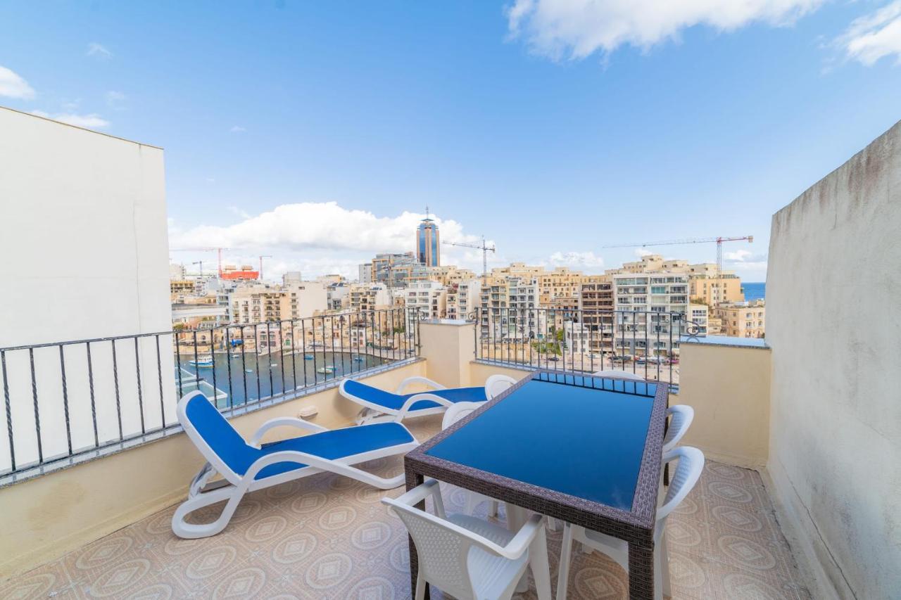 Amazing Views Of Spinola Bay In Heart Of Stjulians-Hosted By Sweetstay Saint Julian's Exterior photo